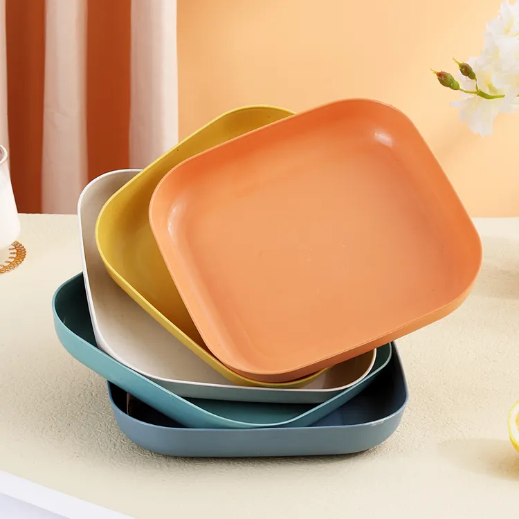 小麦秸秆吐骨碟高级省钱家用食品级创意餐桌垃圾盘碟零食小盘子碟