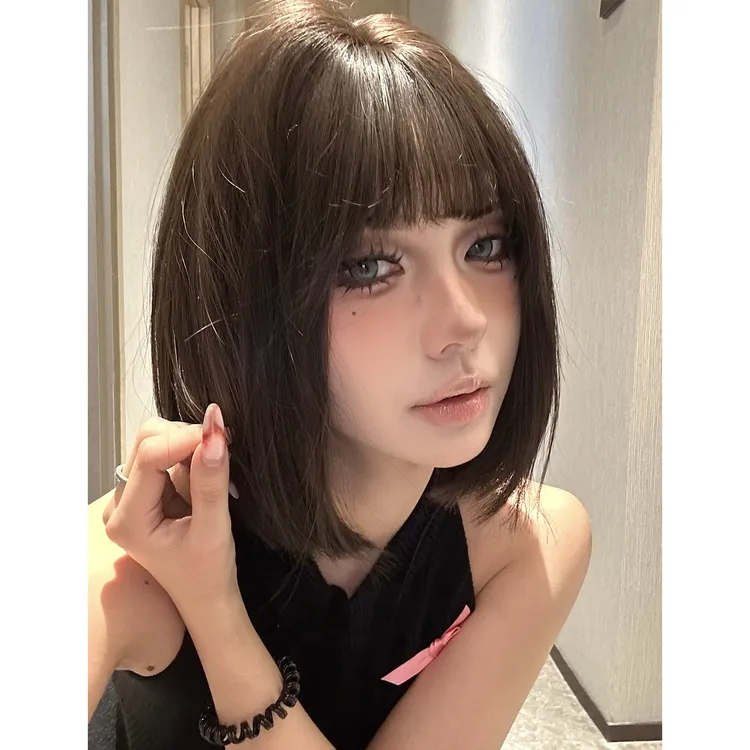 KuKu公主-【猫克力】梦露丝气质减龄波波头短发全头套仿真头皮