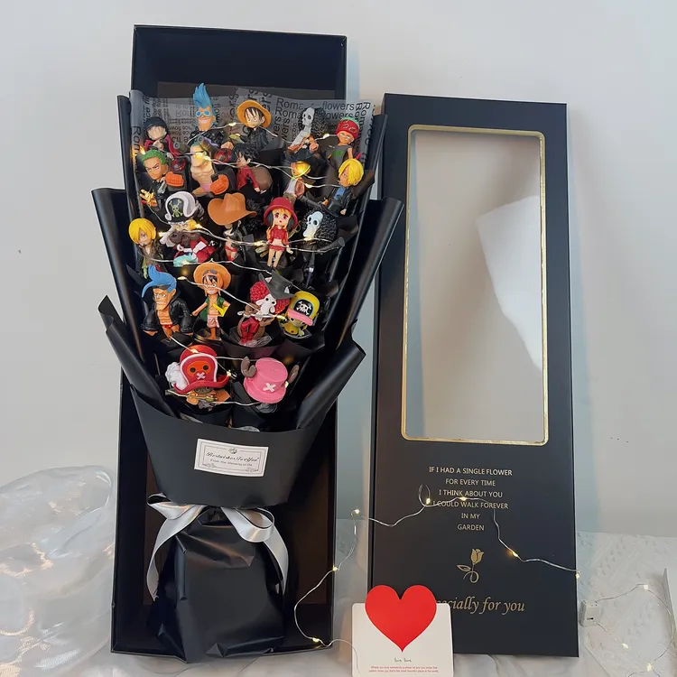 海贼王手办花束路飞索隆生日礼物男生七夕情人节520送男朋友圣诞