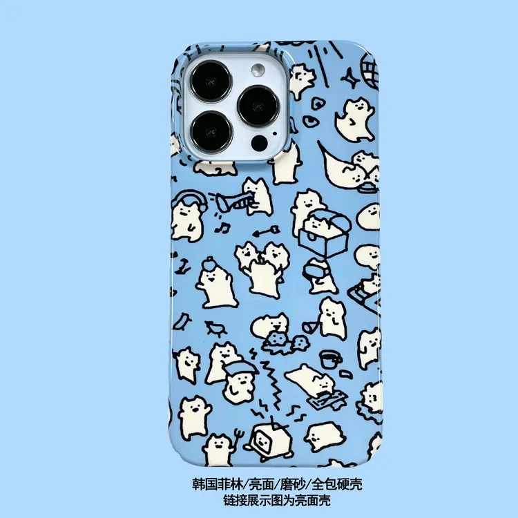 多猫咪适用iPhone15ProMax手机壳苹果14Pro菲林12/11全包XR/8plus