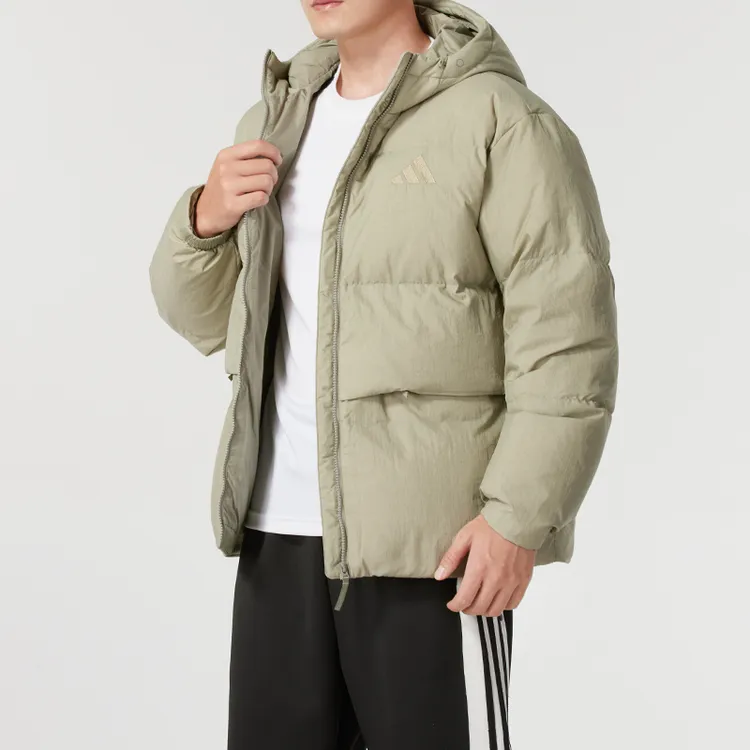 【达人专属】阿迪达斯羽绒服男冬季新款运动服连帽羽绒外套JM4625