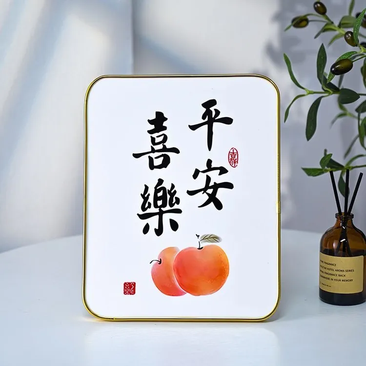 【旺旺直播专属】喜乐平安书房客厅节日装饰时尚简约水晶立体画框