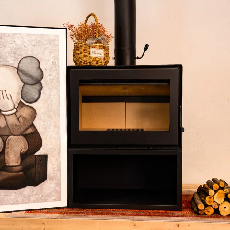 利民75款格调系列取暖炉燃木真火壁炉别墅民宿家用暖炉柴火炉