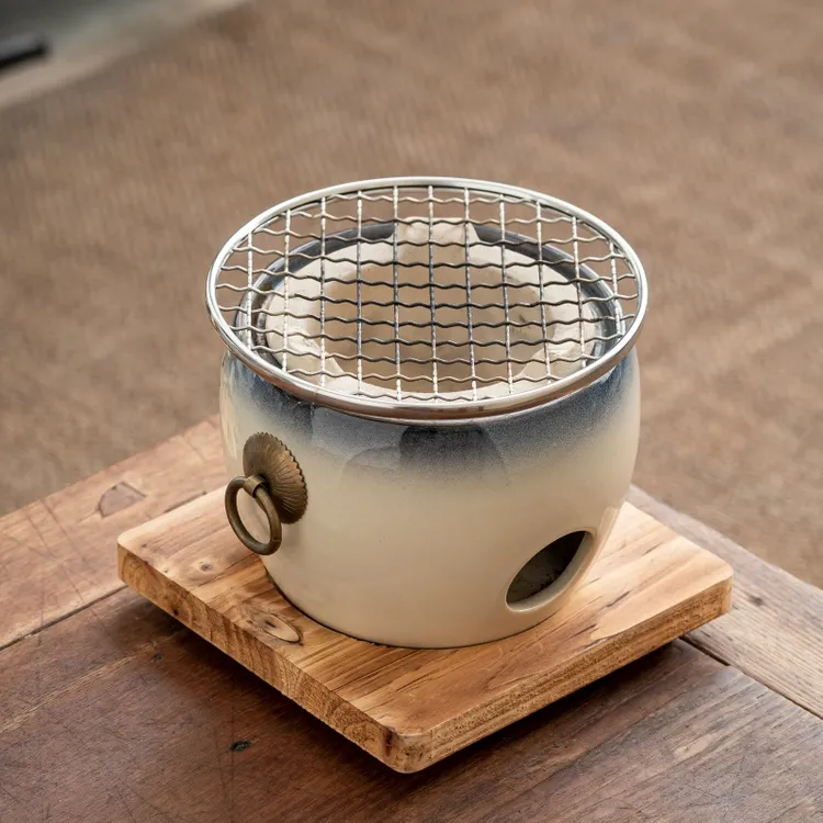 围炉煮茶罐罐茶壶煮茶炉室内家用全套烧烤炉户外打边炉烤火泥炭炉
