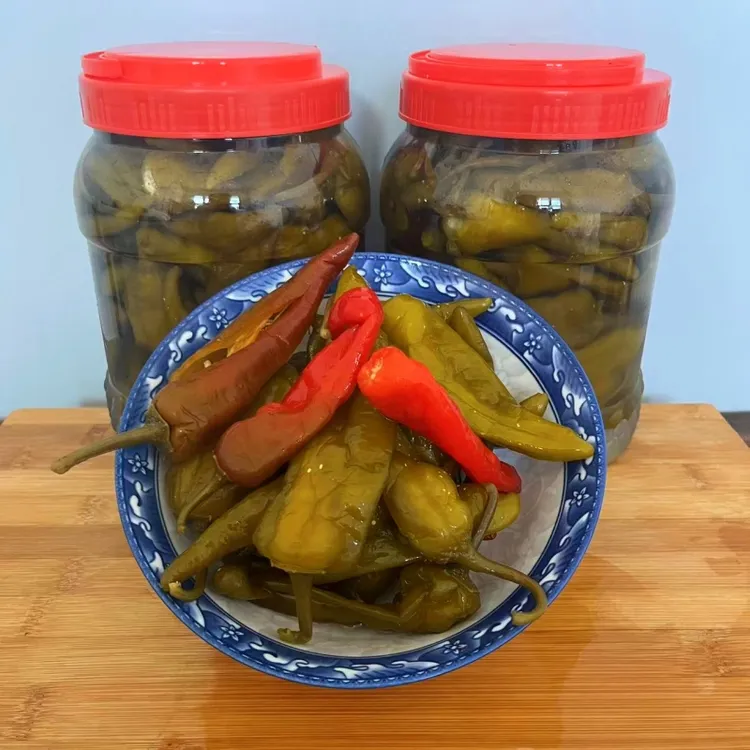瓶装泡辣椒安徽六安特产农家老坛腌制尖辣椒即食腌辣椒手工泡咸菜