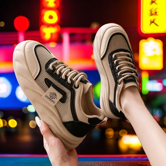 夏季透气女休闲鞋时尚百搭上班懒人鞋外出开车鞋小白鞋网面网红