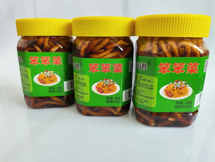 巴盟笨笨菜木瓜丝蹦蹦菜酸甜微辣脆爽下饭菜拍一发三每瓶380克