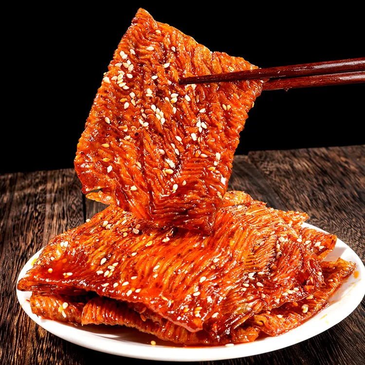 豆有味波浪豆筋辣条手撕辣片魔鬼辣香辣零食独立包装休闲追剧小吃