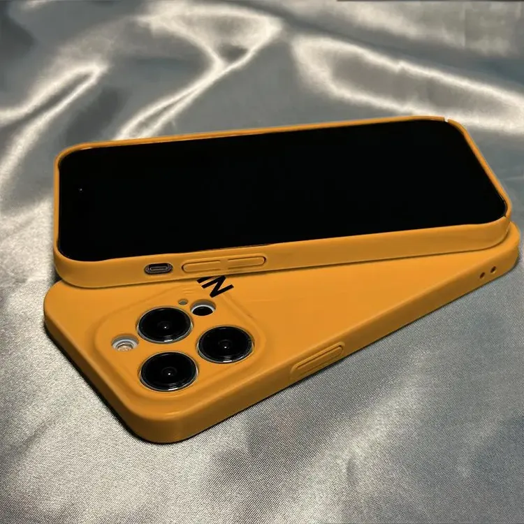 深黄NICE2适用苹果16promax手机壳iPhone15双层14Pro菲林