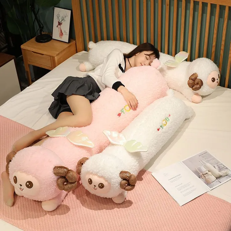 可爱小羊公仔睡觉抱枕毛绒玩具布娃娃超大玩偶生日礼物女孩床上