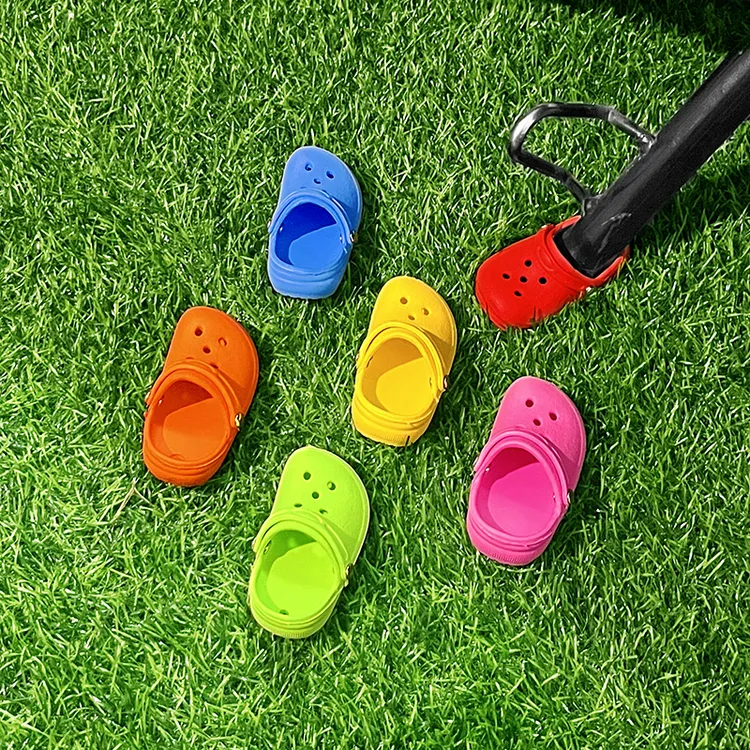 洞洞鞋电动车装饰拖鞋小配件可爱卡通高颜值电瓶车脚撑迷你小鞋子