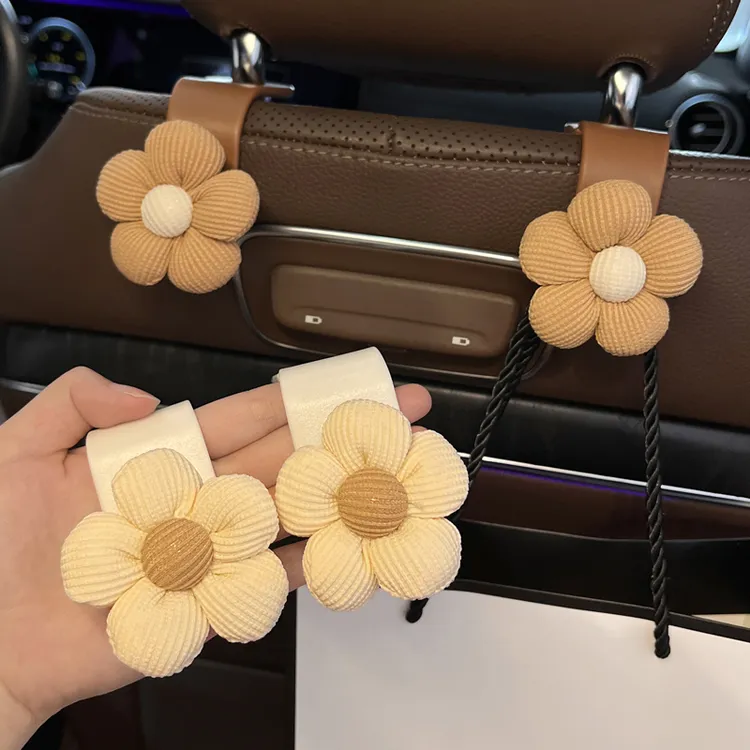 车载座椅背挂钩2022网红车内后排收纳挂勾可爱多功能汽车小挂钩