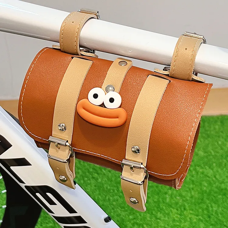 山地自行车挂包前梁包可爱卡通公路车骑行装备车头后尾收纳置物包