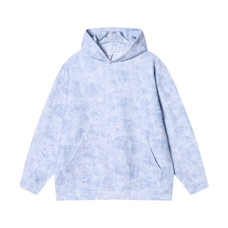 WY248秋冬季新款连帽卫衣扎染设计小清新百搭简约宽松时尚