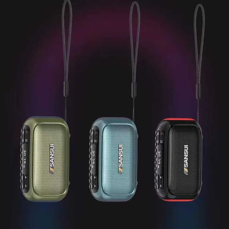 SANSUI/山水F31小钢炮迷你便携无线蓝牙蓝牙音响收音录音支持卡盘