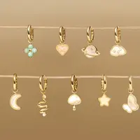 925银耳饰 ARSIS印记系列幸运符号耳环DIY搭配套装白云爱心耳坠L1