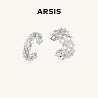 ARSIS粼境波纹套戒轻奢开口戒时尚简约戒指饰品小众七夕礼物