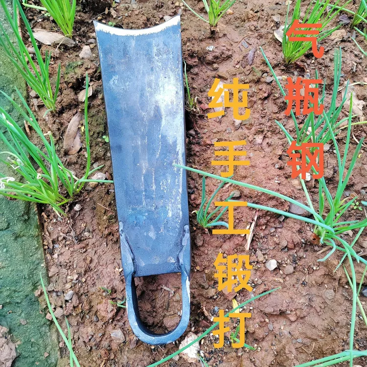 气瓶钢加厚加重纯手工锻打挖土锄头户外家用开荒挖硬土地耐用耐挖