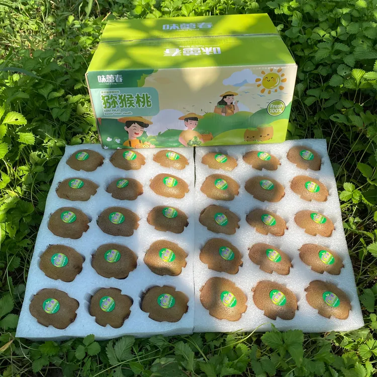 蒜头宝宝专属味蕾春陕西周至翠香猕猴桃新鲜应季水果包邮坏果包赔现摘先发