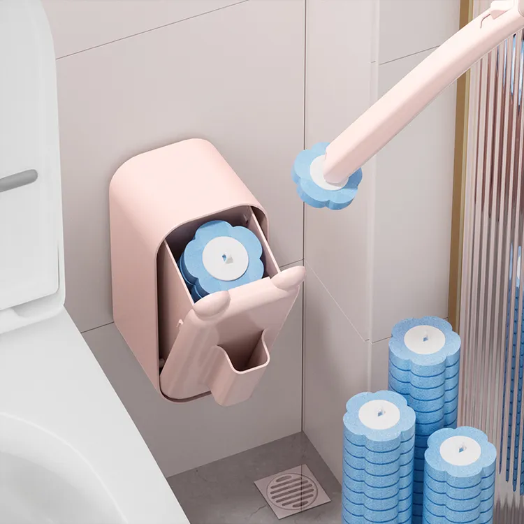 一次性马桶刷壁挂式长柄家用卫生间无死角清洁洗厕所刷子免打孔