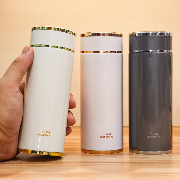 金力/华象保温杯女316不锈钢高档男女士水杯迷你简约纯色小巧杯子