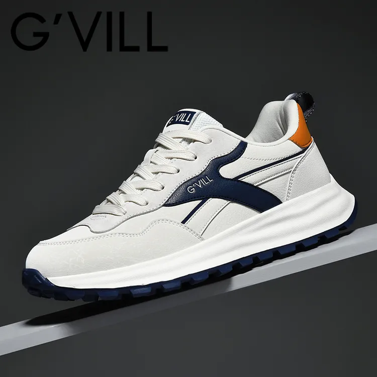 G'VILL/贵之步男士休闲鞋秋冬时尚百搭潮鞋防滑耐磨户外运动鞋男商品图