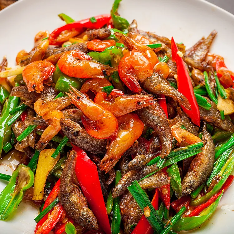 湖北特产罗田小河鱼河虾下饭菜250g包邮