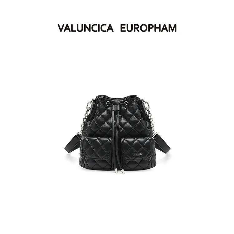 Valuncica/华伦西亚福袋包秋冬新款水桶包斜挎包包大容量双肩包女