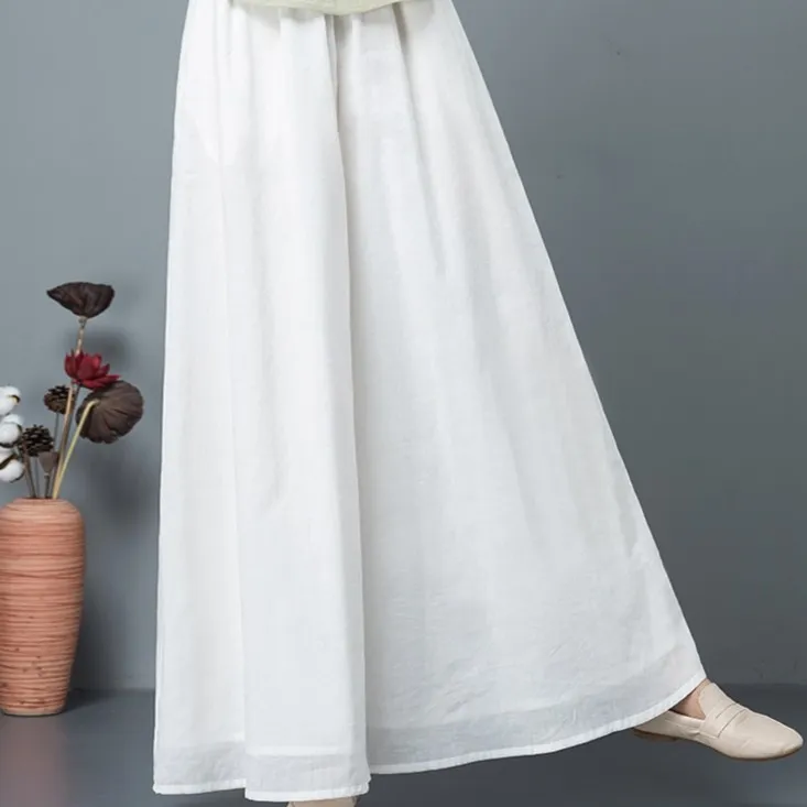 汉服搭配衬裙马面裙内衬裤子配饰古装大摆长裙白色打底襦裙防走光