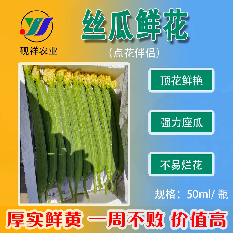 丝瓜专用蘸花药鲜花不败防止化瓜拉长顺直