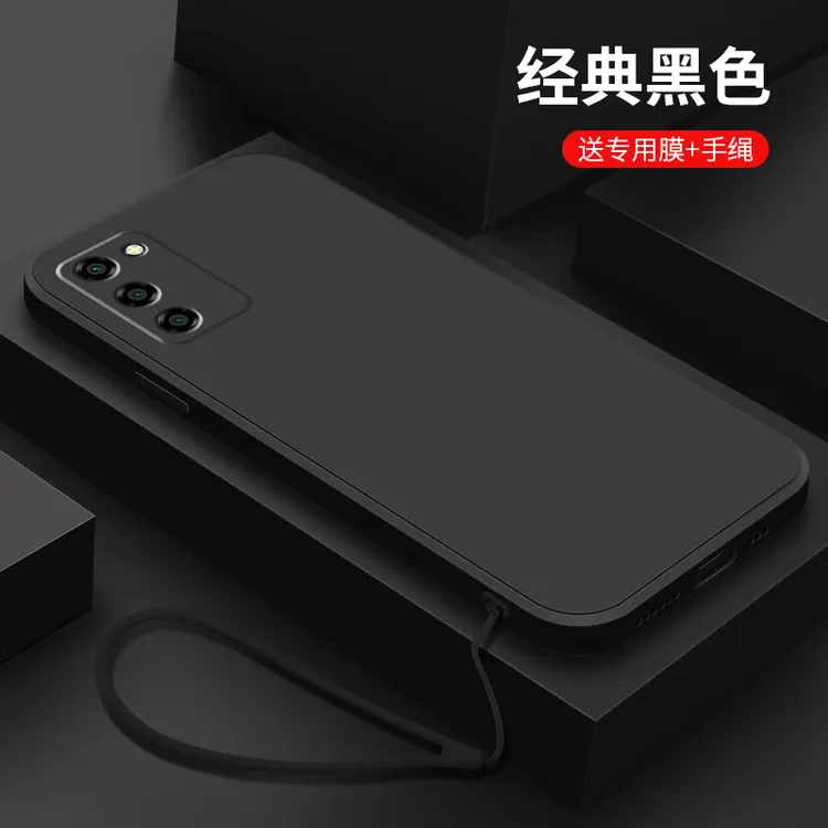 适用oppoa55手机壳oppoa56个性创意液态硅胶软壳经典黑色简约OPPO
