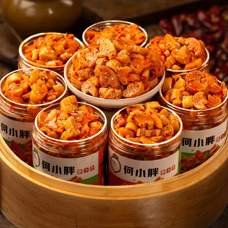 何小胖四川萝卜干下饭菜榨菜麻辣香辣特产农家自制咸菜丁香脆脆爽