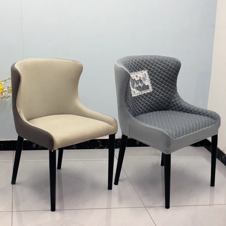 弧形餐桌椅子套罩座椅套罩靠背罩凳子扶手保护套坐垫套北欧全包86