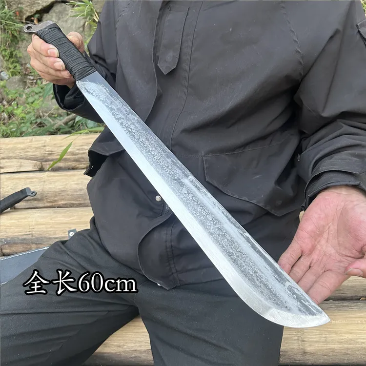 真开山武术刀唐横刀车载户外防身一体锰钢绣春刀冷兵器合法未开刃