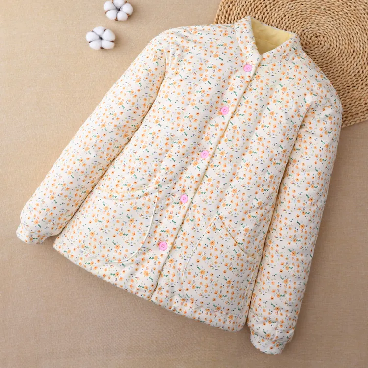 纯棉花棉袄手工加厚棉服女款保暖新款修身成人防寒居家冬季上衣