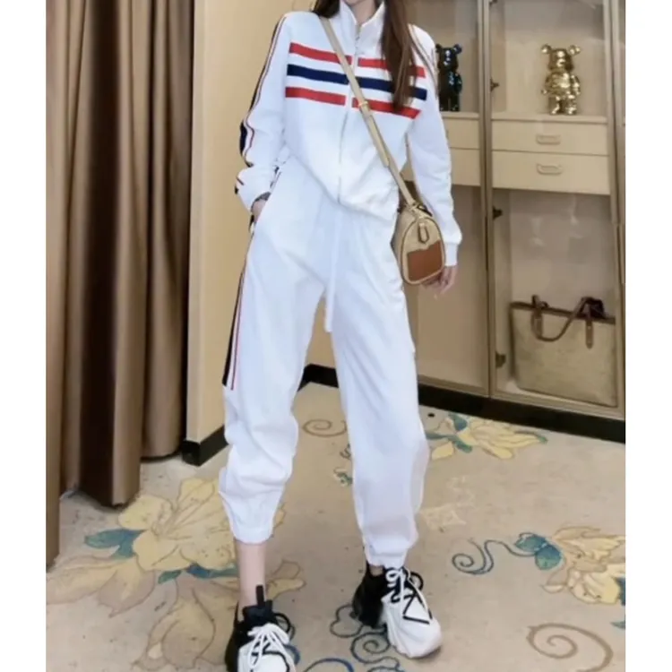 春秋款时尚气质卫衣套装女2025年新款秋季洋气减龄通勤运动两件套