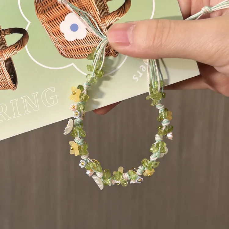 【重生】手工编织diy橄榄手链手绳女生礼物情侣diy手链手绳饰品