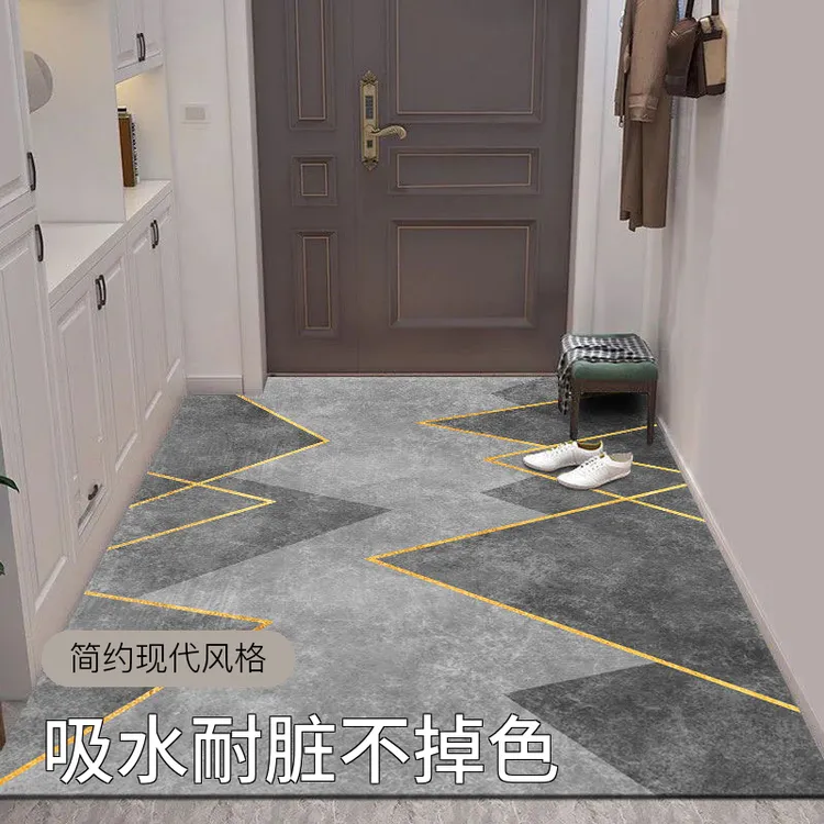 新疆包邮灰色金纹床边飘窗卧室地垫可裁剪地毯入户门垫家用