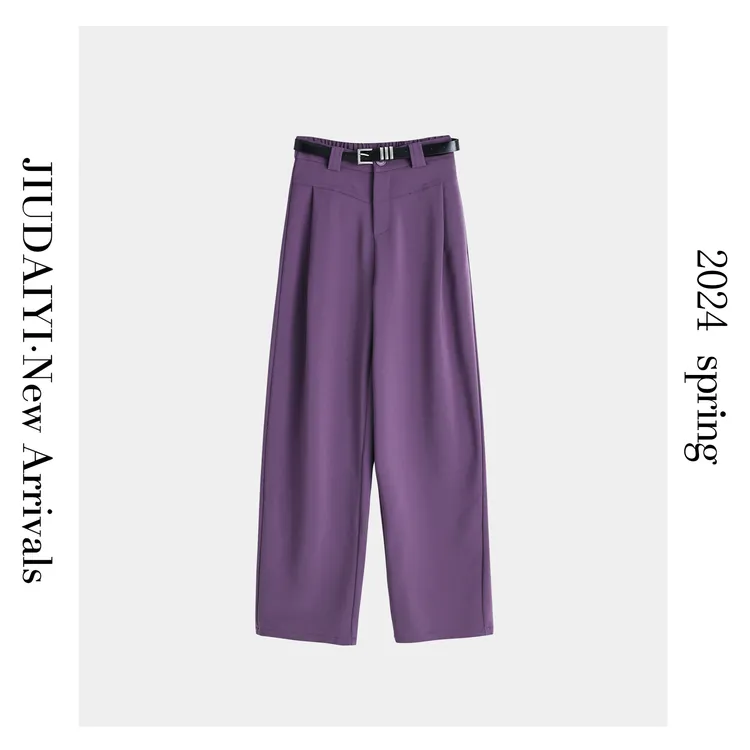 玖黛衣【拿手好裤】春夏显瘦百搭休闲裤 KZJZ26186Y KZJZ26187Y