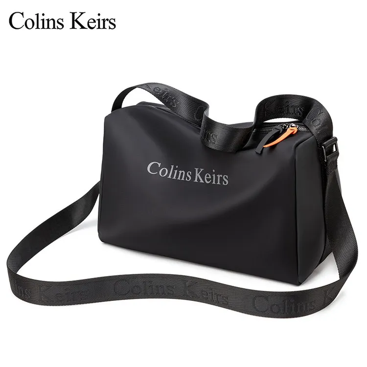 Colins Keirs大号日系休闲单肩斜挎包魅力潮男个性健身包游泳包女