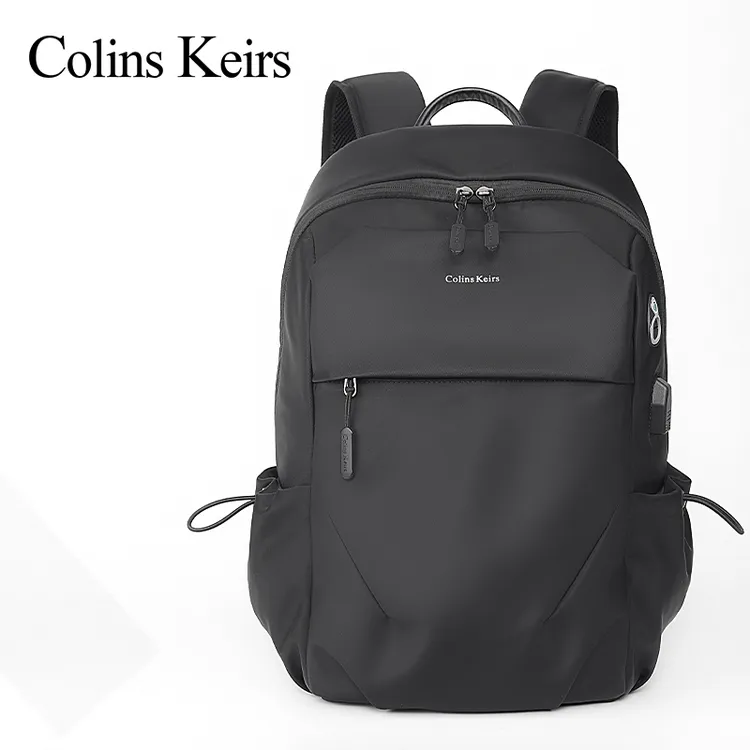 Colins Keirs男士商务休闲旅行双肩背轻便时尚百搭小号背包大学生