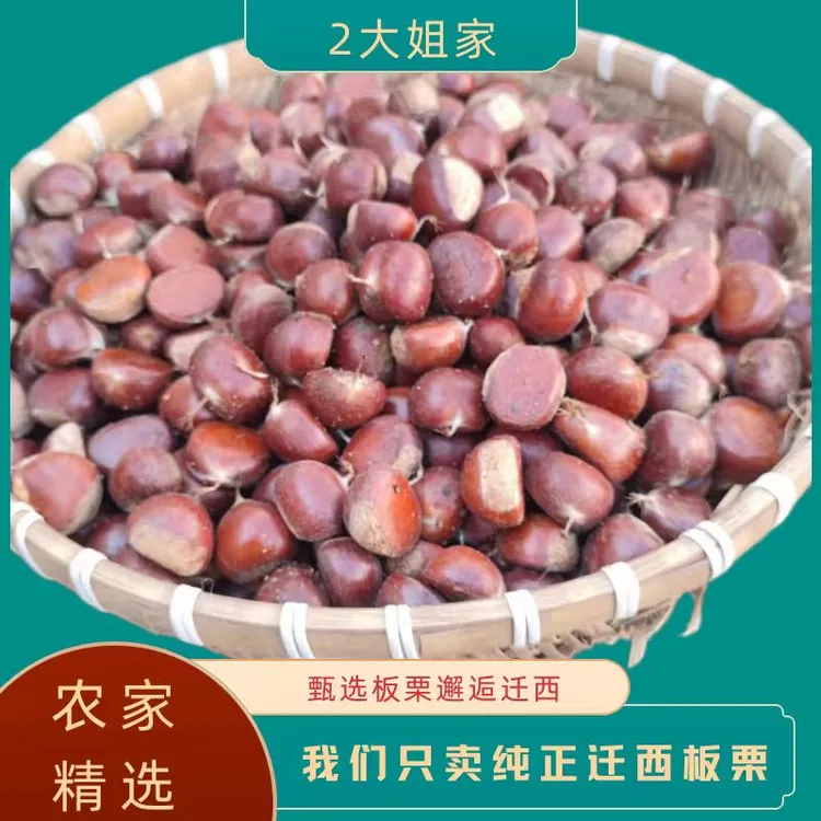 【特价】正宗迁西板栗新鲜栗子小中果生油板栗嫌小慎拍