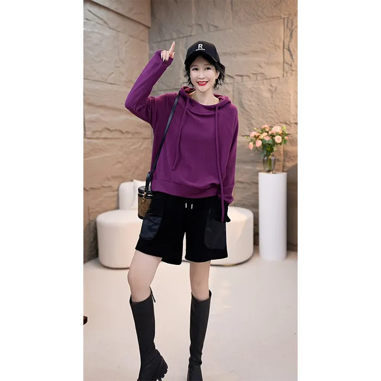 【雅女王】秋冬新款时尚洋气打底衫显瘦内搭休闲百搭气质上衣女8338