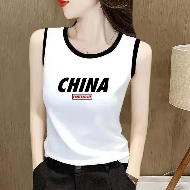 夏季美背吊带背心女士内搭外穿打底韩版修身显瘦百搭洋气运动上衣