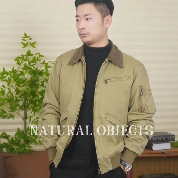 冬季新款撞色做旧重工美式复古夹克纯棉保暖舒适透气棉服CA628