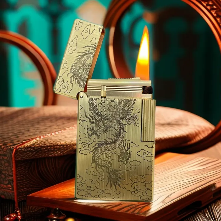 复古煤油双面侧滑轮朗声创意个性老式砂轮怀旧经典收藏高档时尚