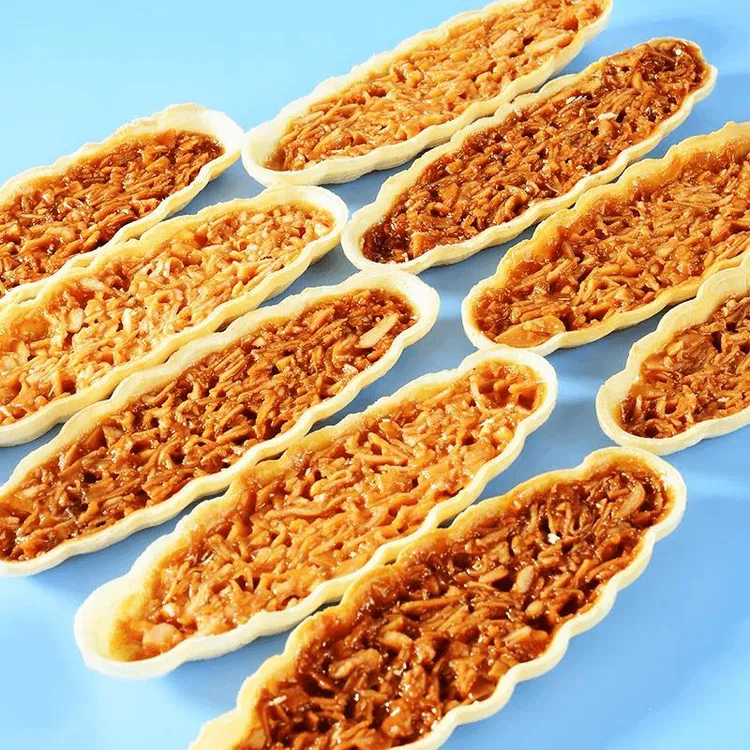 杏仁小叶酥日式零食网红小船酥饼干薄脆果仁坚果糕点多口味