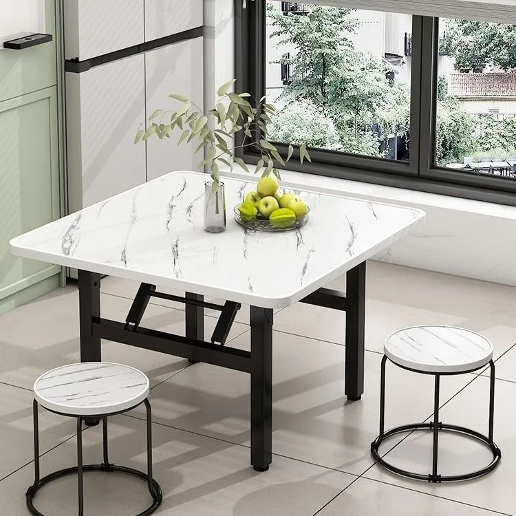 矮桌可折叠正方形地桌吃饭桌子家用户外摆地摊桌烧烤大排档小桌子