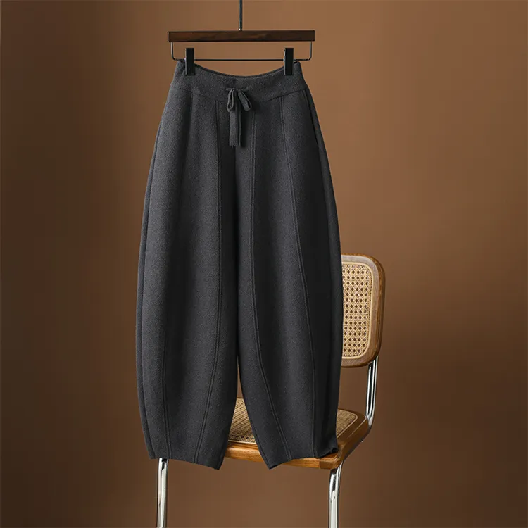 【唐大专属】高品质女裤2025秋冬加厚弯刀裤小个子大码哈伦香蕉裤