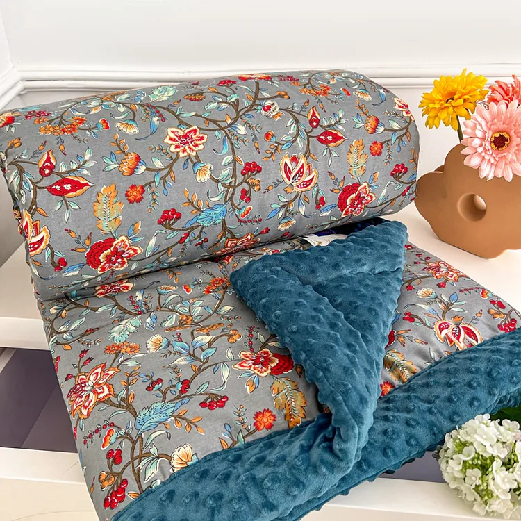 全棉豆豆被秋冬款100%纯棉正品豆豆绒大豆纤维被子成人款学生宿舍